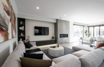 Ibiza 407 - living and lounge area leading to the alfresco, inviting natural lighting