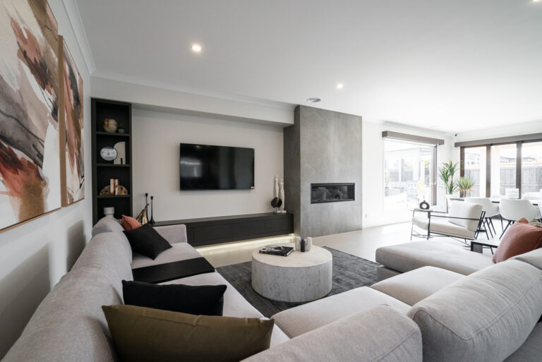 Ibiza 407 - living and lounge area leading to the alfresco, inviting natural lighting