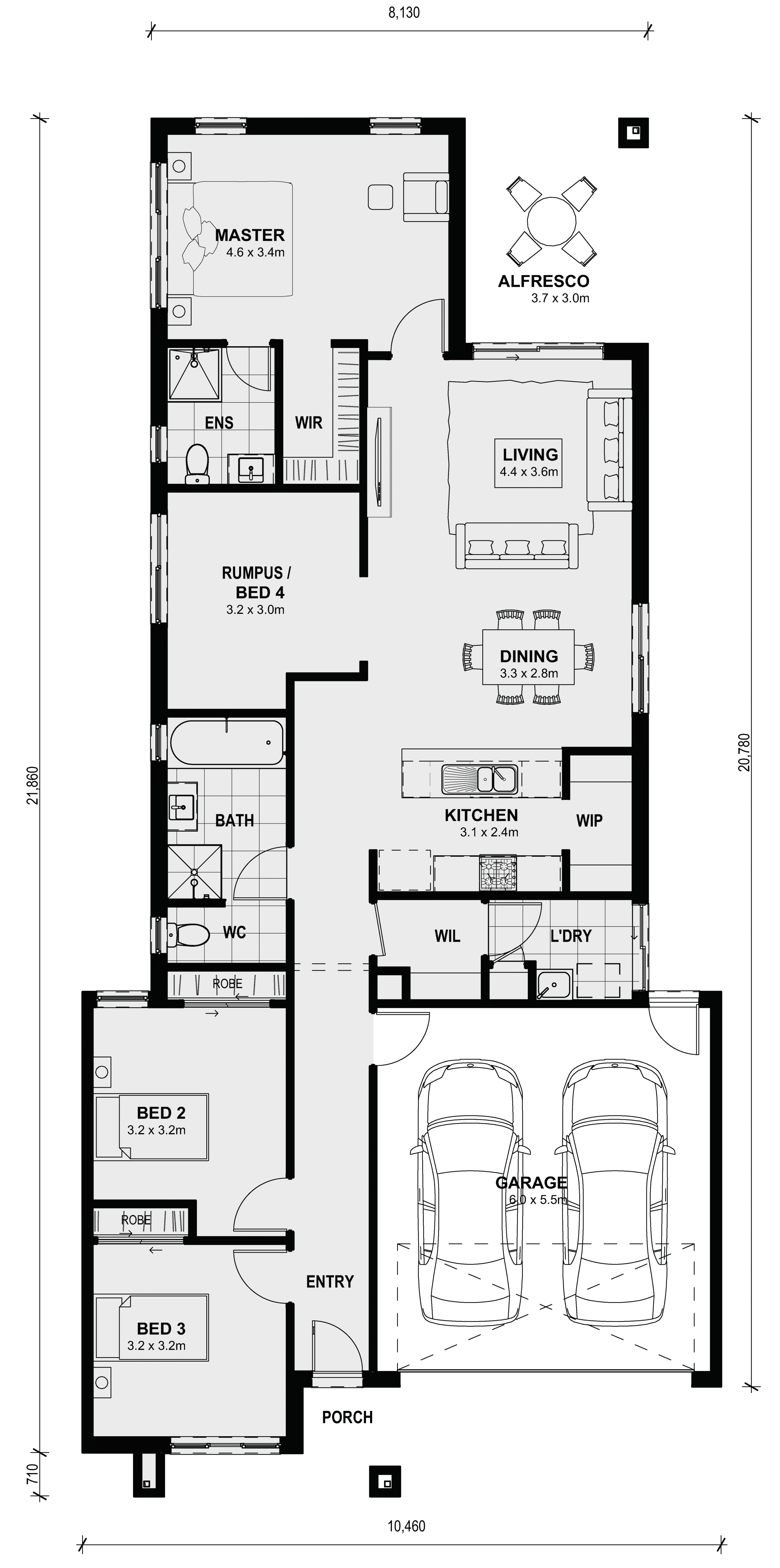 Beautiful Home Designs - Trentham 206 | Mimosa Homes